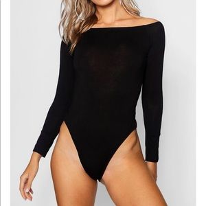Off the shoulder body suit